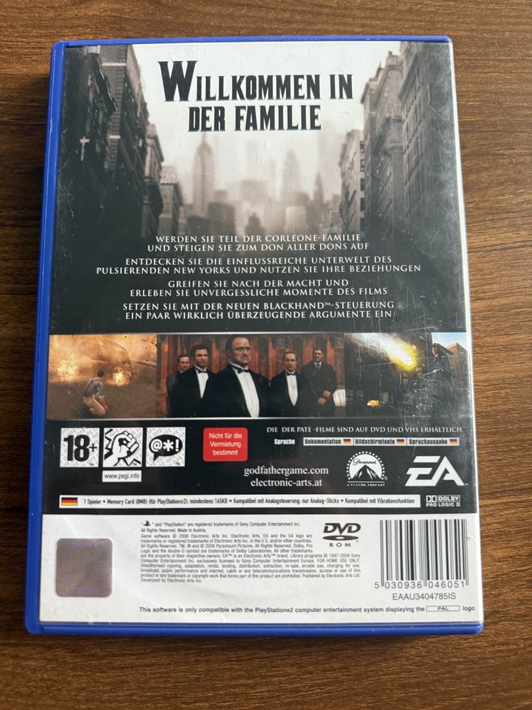 The godfather Playstation 2