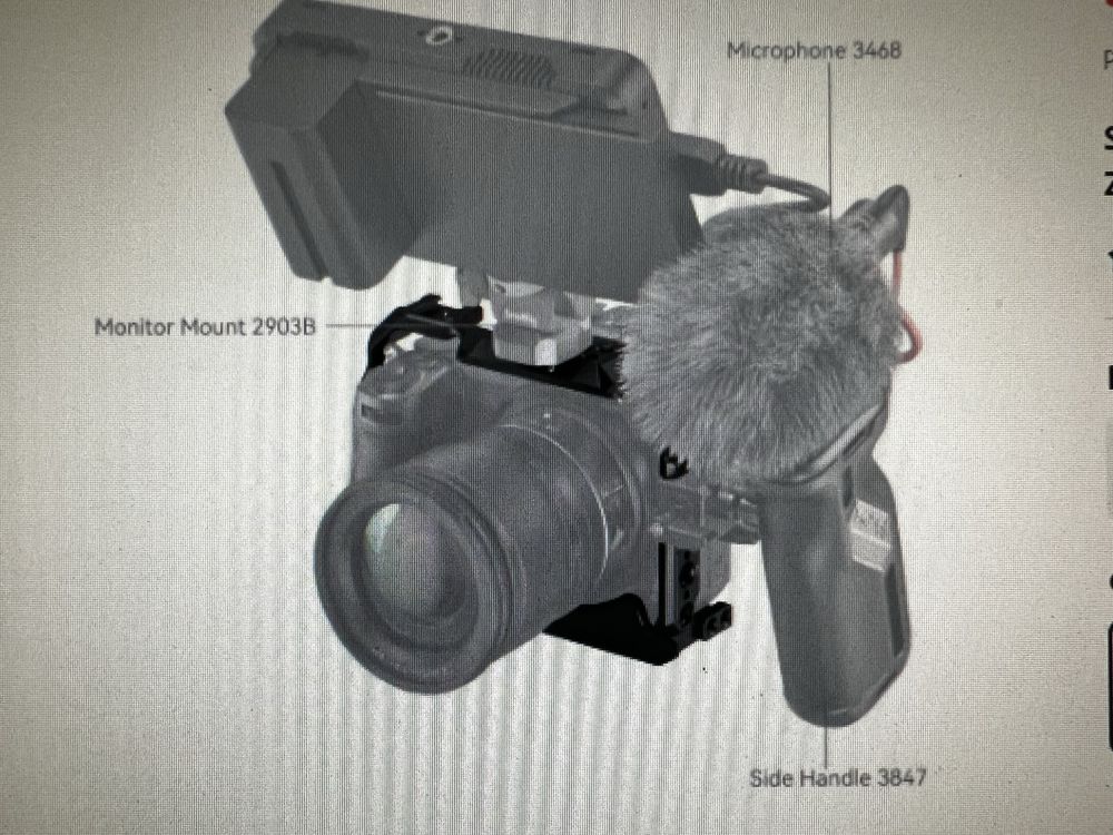 DSLR armação de câmara fotográfica Cannon M6 Mark ll