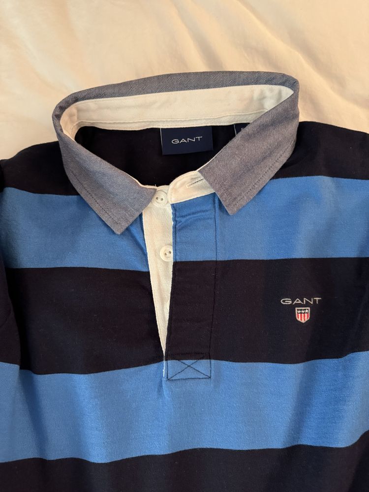 Gant camisola polo (heavy rugger) às riscas S