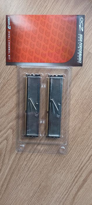 Memórias ddr3 OCZ  4 gb (2×2gb) high performance dual channel kit