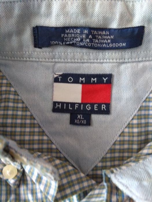 Tommy Hilfiger koszula męska krótki rękaw XL