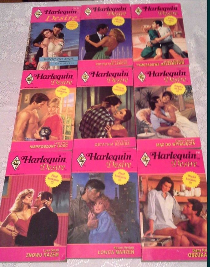 Harlequin Desire - kolekcja książek

Stan Nowe. Wydanie I. 1984 rok