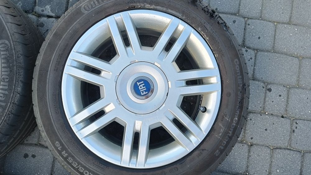 Felgi16 4*98 oryg Fiat opona lato 7,5mm kpl
