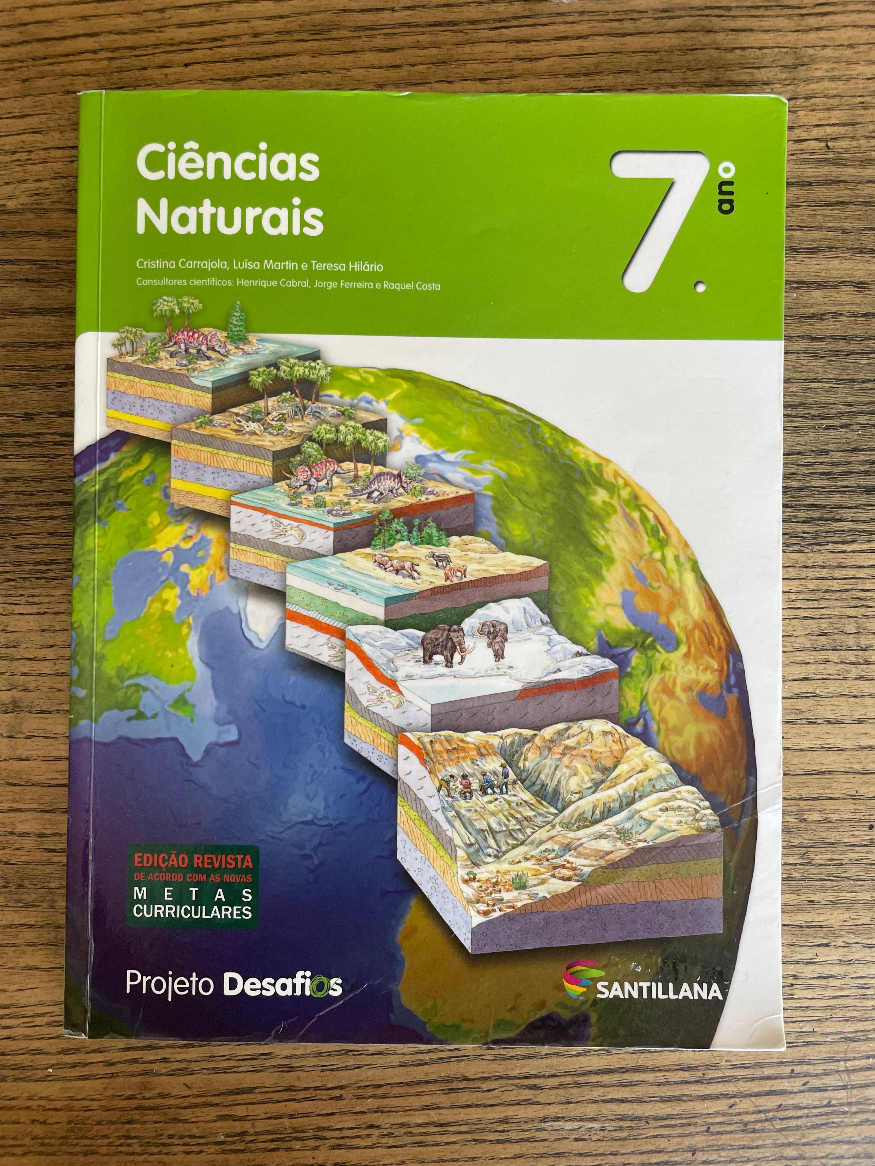 Manual Ciências Naturais 7º ano - Projeto Desafios