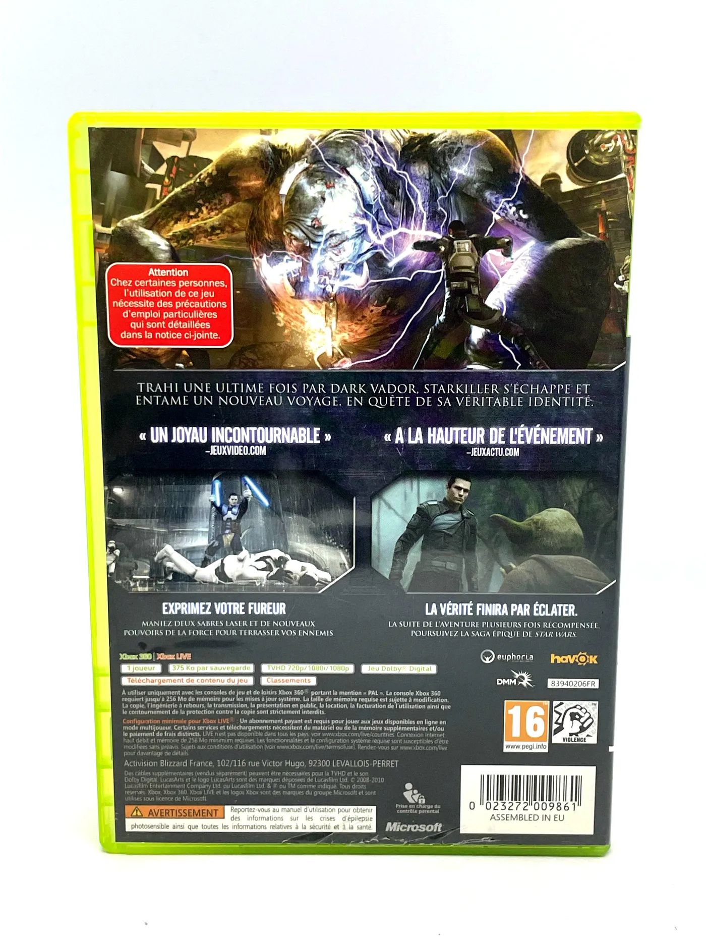 Star Wars The Force Unleashed II Xbox 360 Po Angielsku
