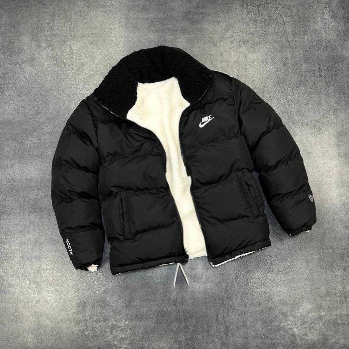 !Двосторонній! Пуховик Nike Nocta Black White XS S M L XL XXL куртка