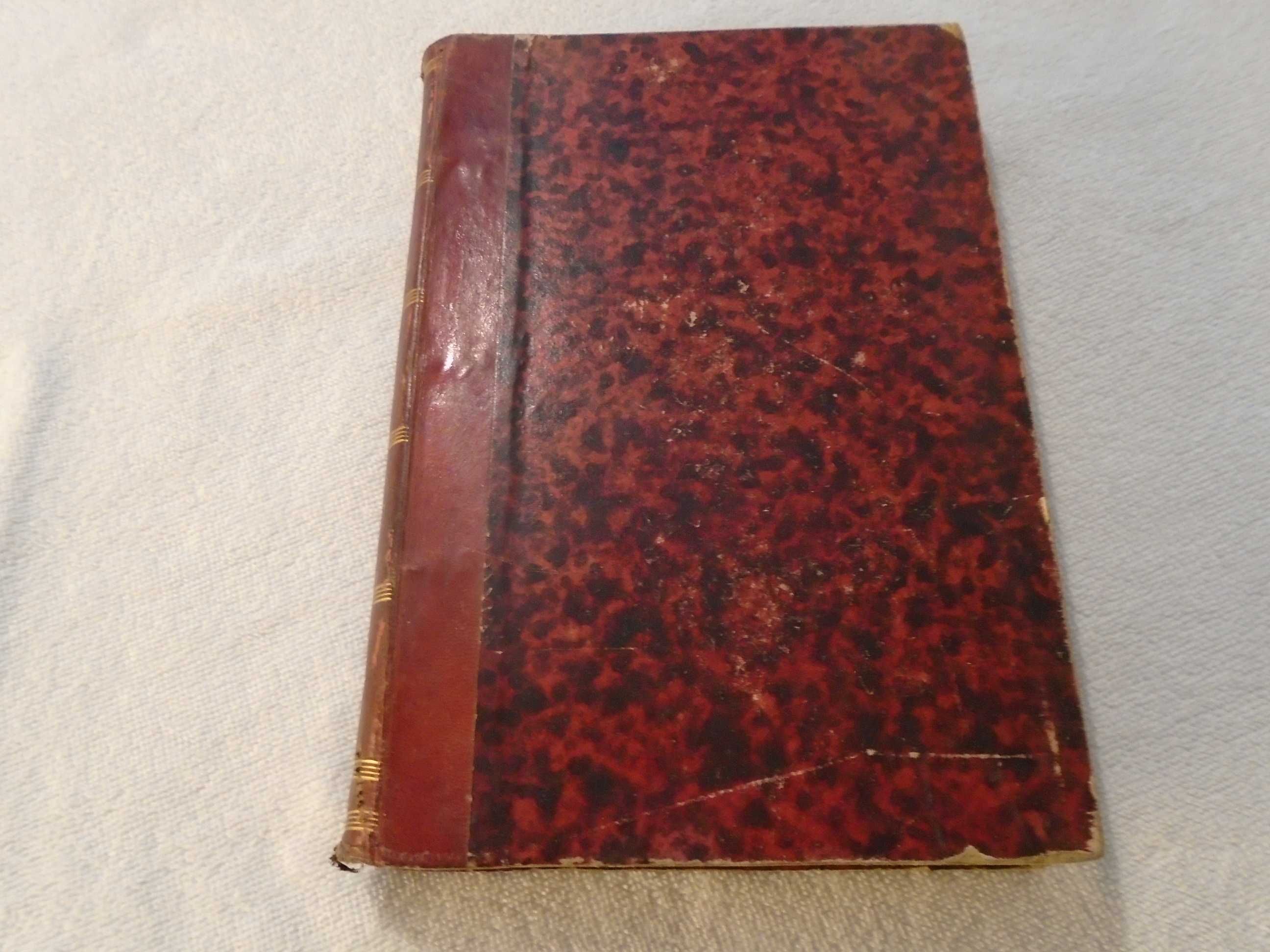 Livro antigo - Anuário da Universidade de Coimbra de 1886-7
