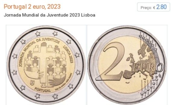 Moeda 2€ Portugal, 2023