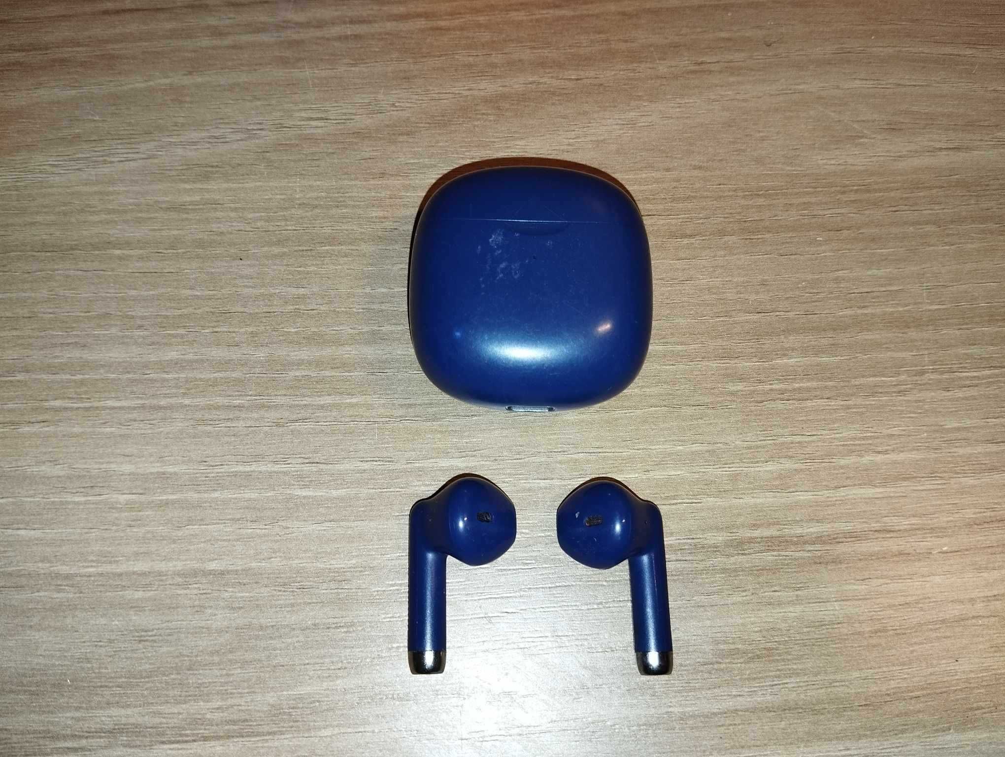 Słuchawki Bezprzewodowe Bluetooth Niebieskie