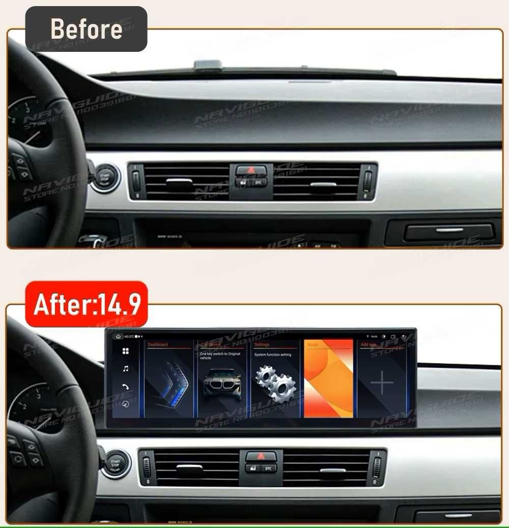 CarPlay Radio DSP GPS WiFi 4G Bluetooth Android BMW 3 E90 14,9 cala