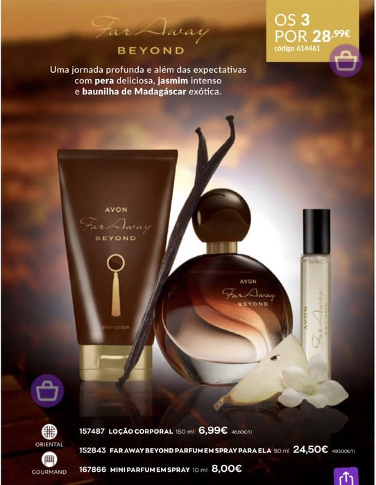 Produtos de beleza, corpo e cabelo Avon