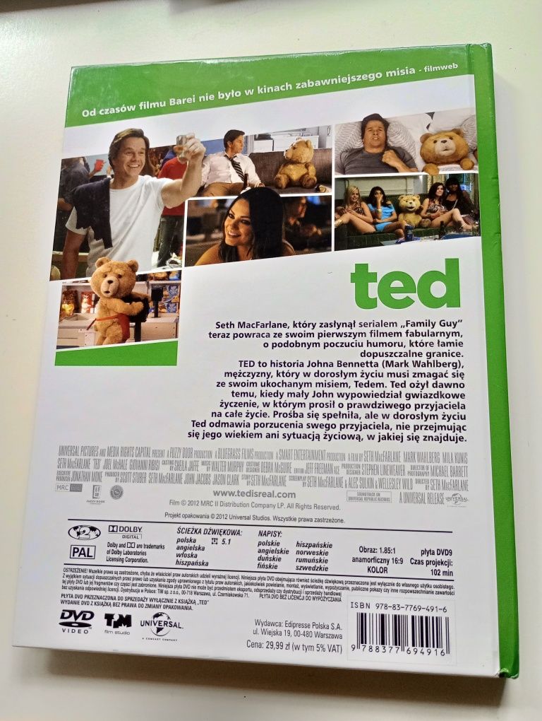 Ted film na DVD + książka