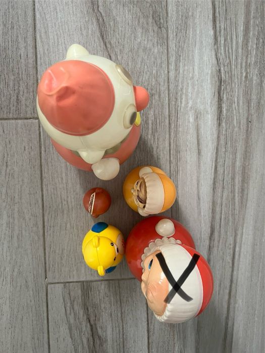 неваляшка СССР   целлулоид   14см 8см