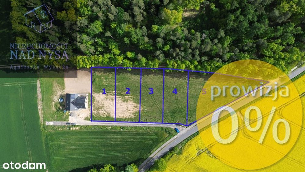 działka nr 4 w promocyjnej cenie! 195 zł/ m2!