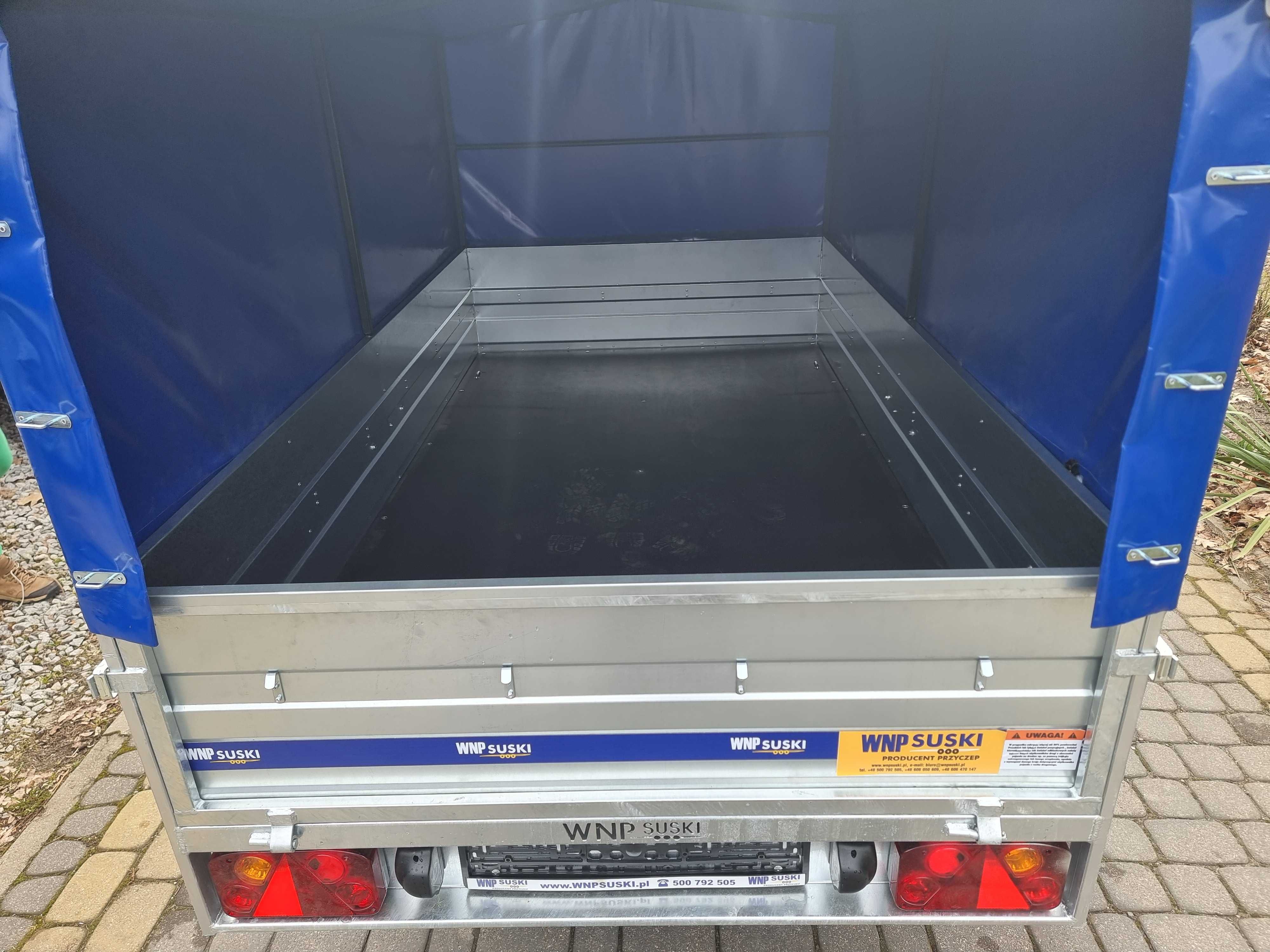 Przyczepka Suski 225x125x100 Resor+Amortyzator Solidna Dostawa