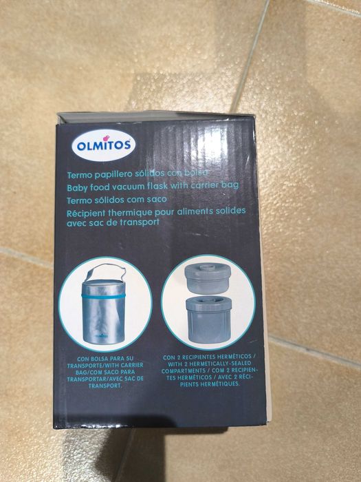 Lancheira termos com protetor térmico para frio ou quente