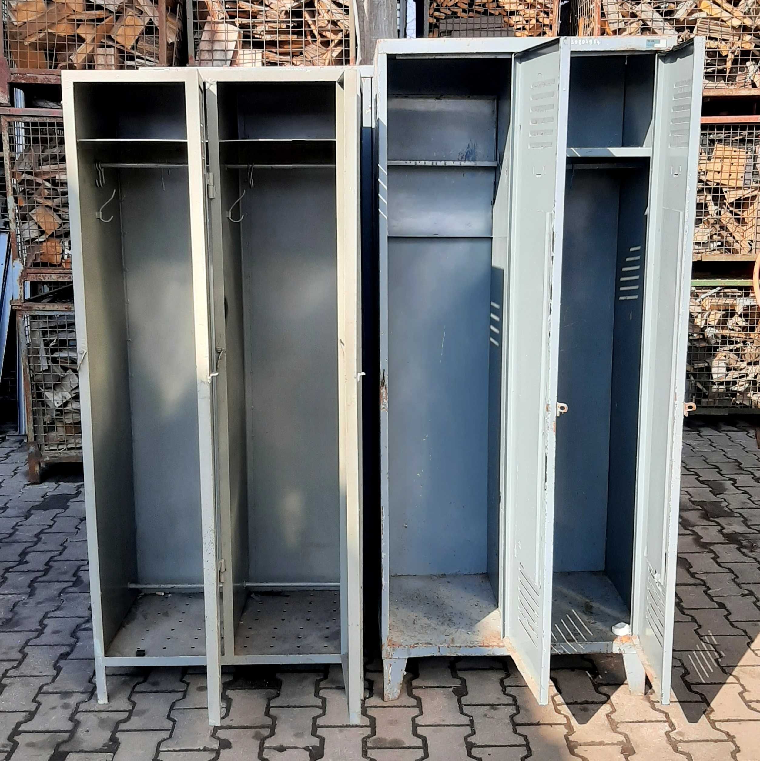Szafa ubraniowa metalowa 185x80x50cm