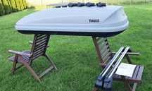 Thule Pacific 780 box na dach 420L+ belki i stopy dachowe Ford S-max