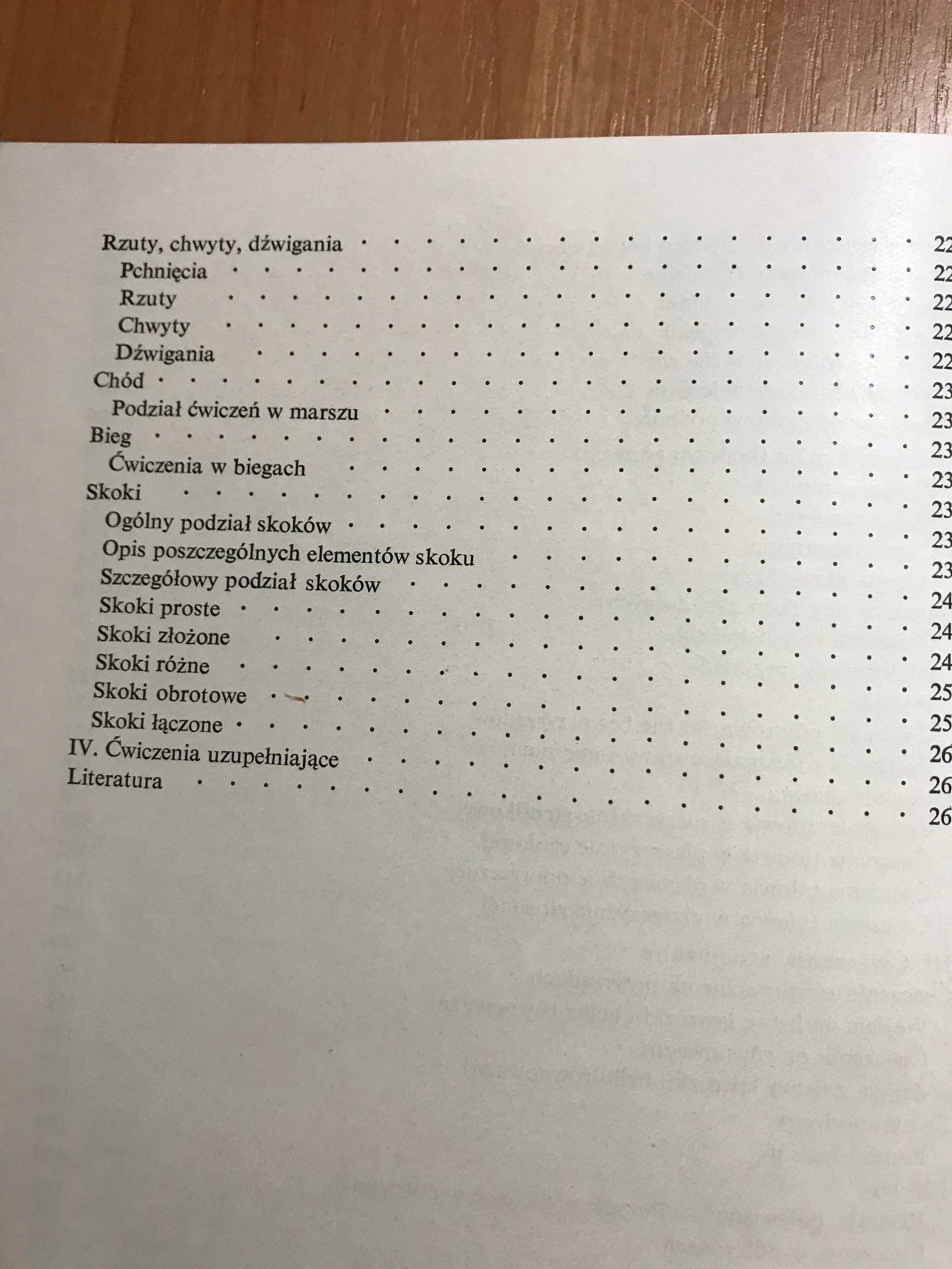 Gimnastyka Podstawowa Słownictwo Systematyka Ludomir Mazurek 1967r.