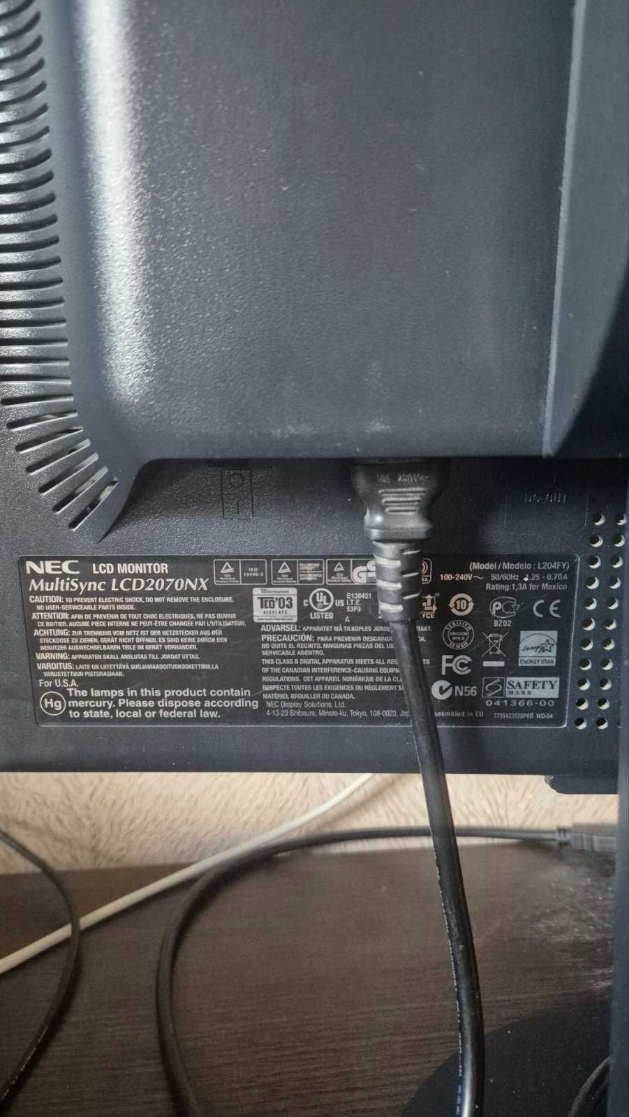 Монітор NEC MultiSync LCD2070NX