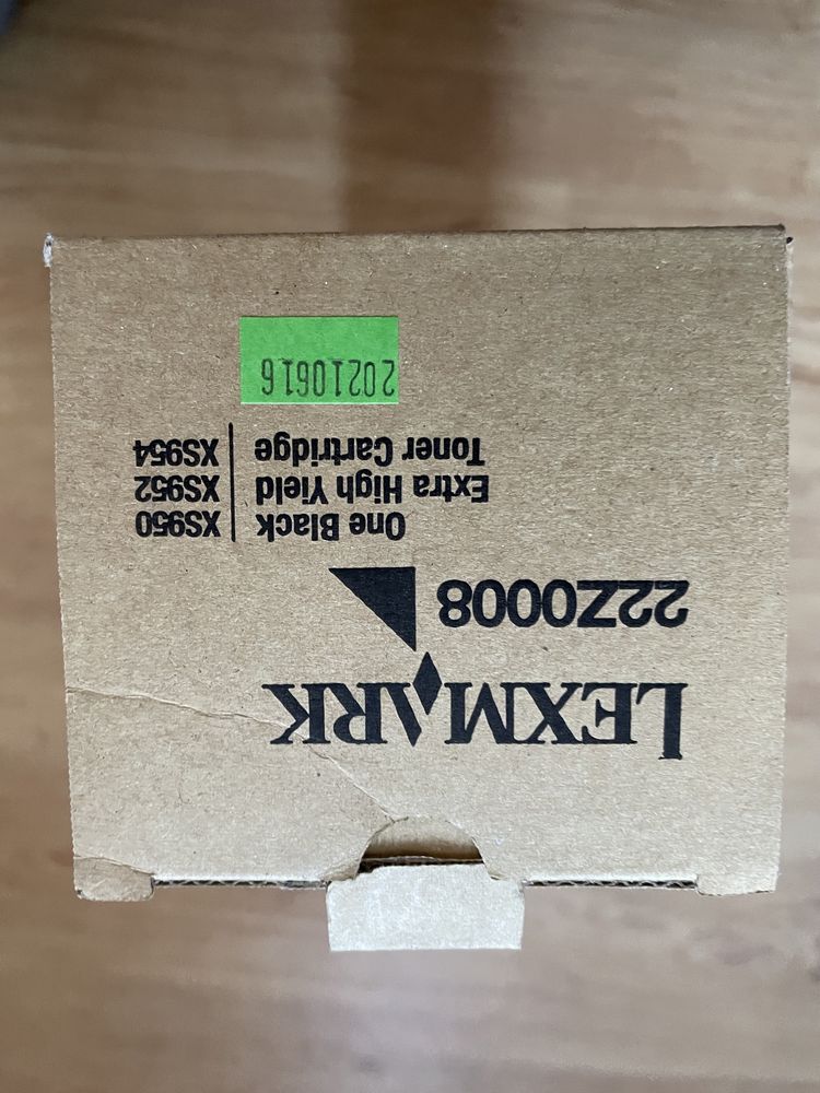 Toner do drukarki Lexmrk (zużyty)