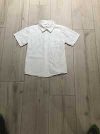 Koszula biała chłopiec 5-10-15 rozm 122