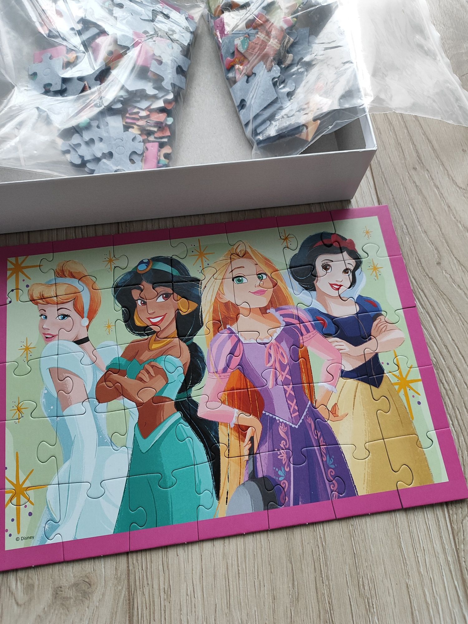 Puzzle Princess Disney księżniczki 4w1 , dziewczynka 4 lata