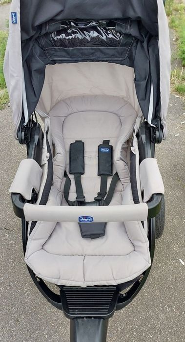 Коляска chicco active 2 в 1 (Прогулягковий візок + люлюка) + музичний