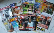 Revistas vintage: Hip Hop, Video, Audio, Casa Claudia, Connect, PC,etc
