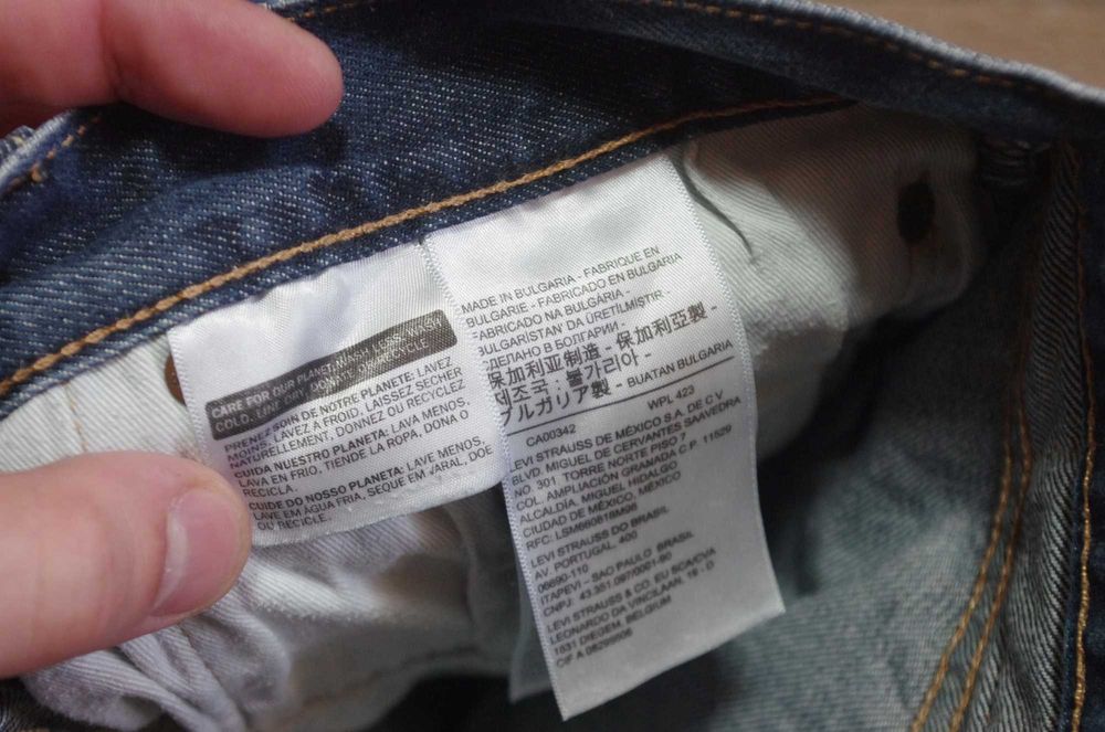 Джинси Levis 501 Made Bulgaria 38 - 32 ХЛ плотний денім стан чудовий