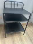Szafka metalowa czarna Ikea