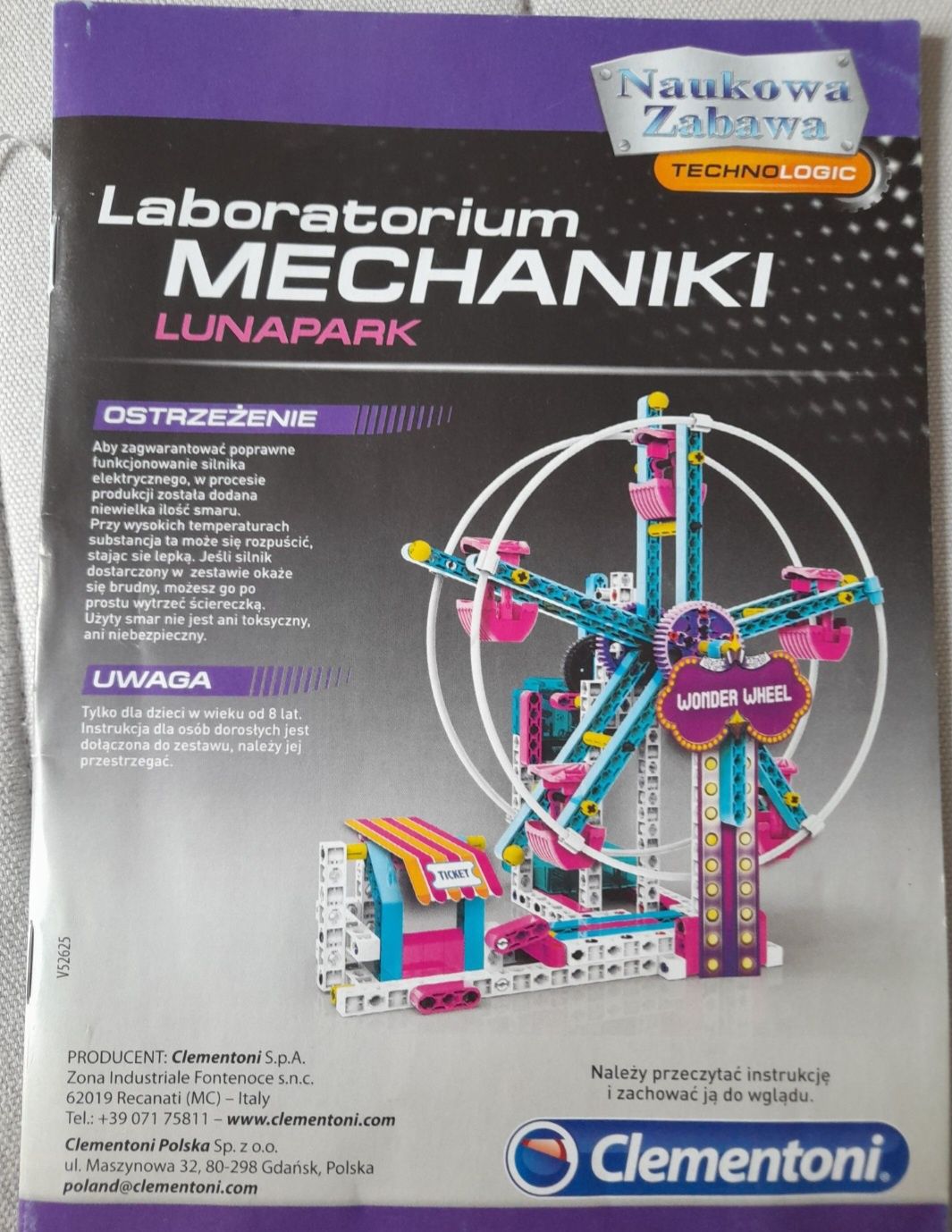 Clementoni Lunapark Magic Wheel Laboratorium mechaniki