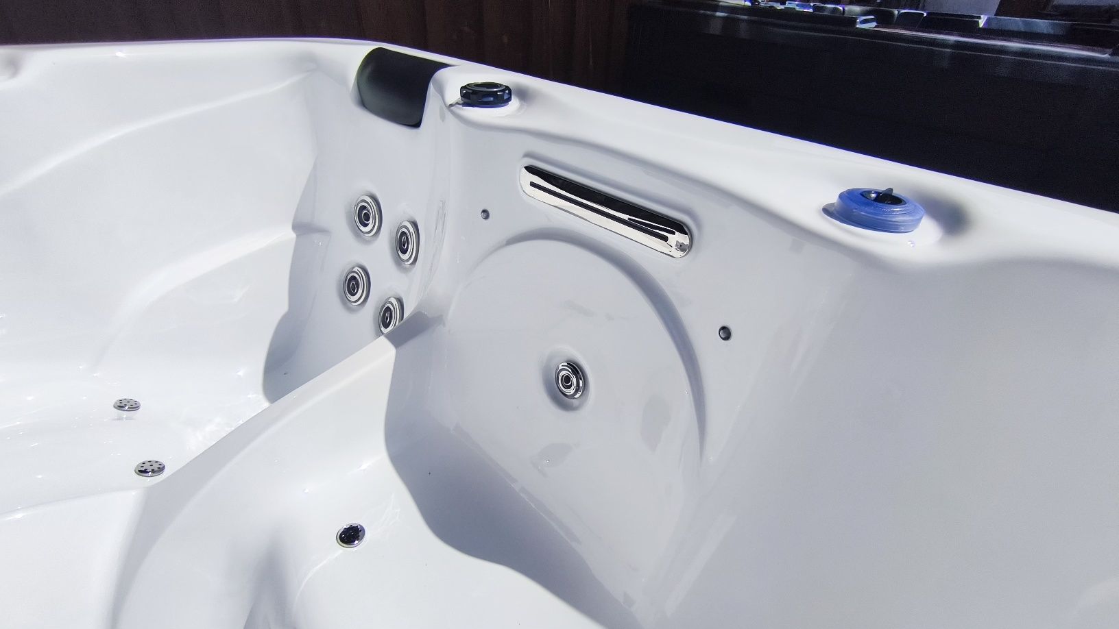 Jacuzzi 5 osobowe, zewnętrzna wanna z hydromasażem, 36 dysz