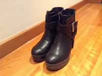 Botins pretos Senhora n. 36