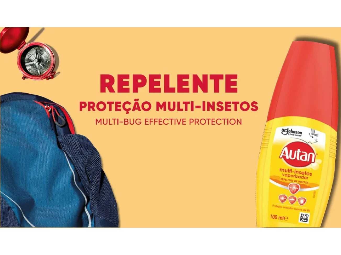 Autan Multi-Insetos Vaporizador Repelente de Insetos 100ml  NOVO