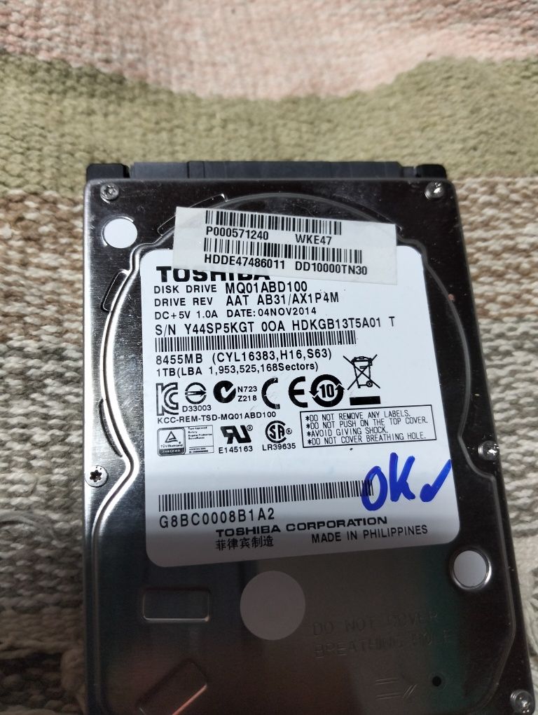 hdd- SSD  SATA 2,5