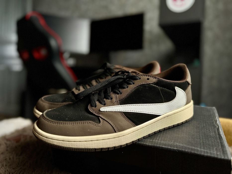 Взуття Nike Travis Scott Найк Тревис Скот колір шоколад