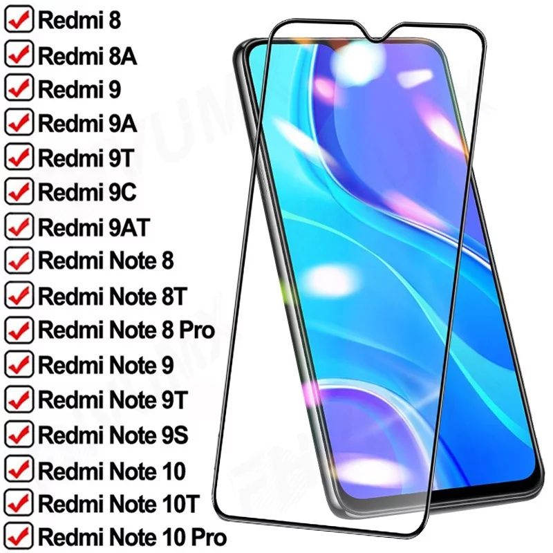 Película Vidro Xiaomi Redmi 14C / Redmi Note 10 5G / Poco M4 Pró /Mi 9