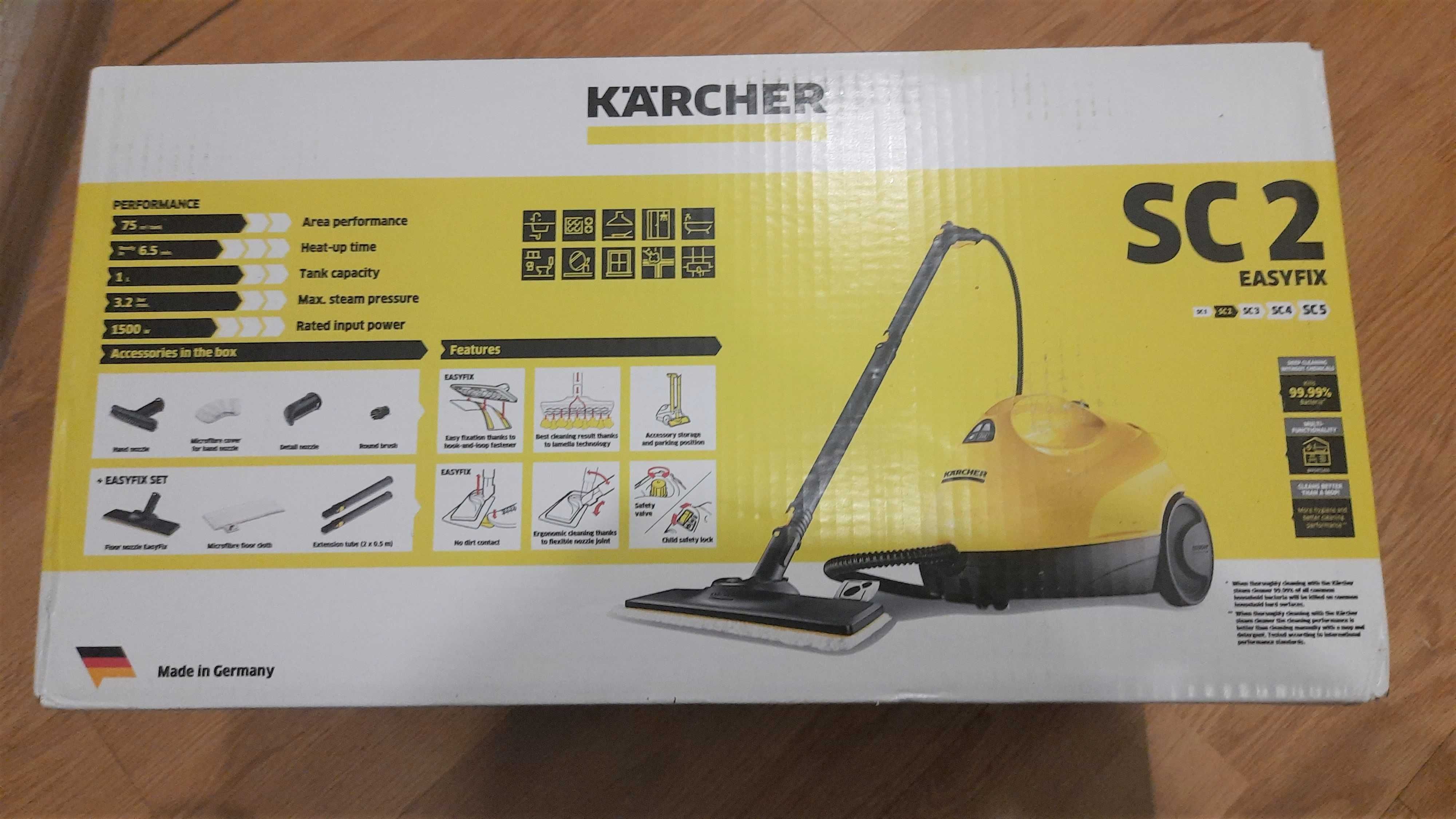 Пароочиститель karcher sc 2 оригинал германия парогениратор