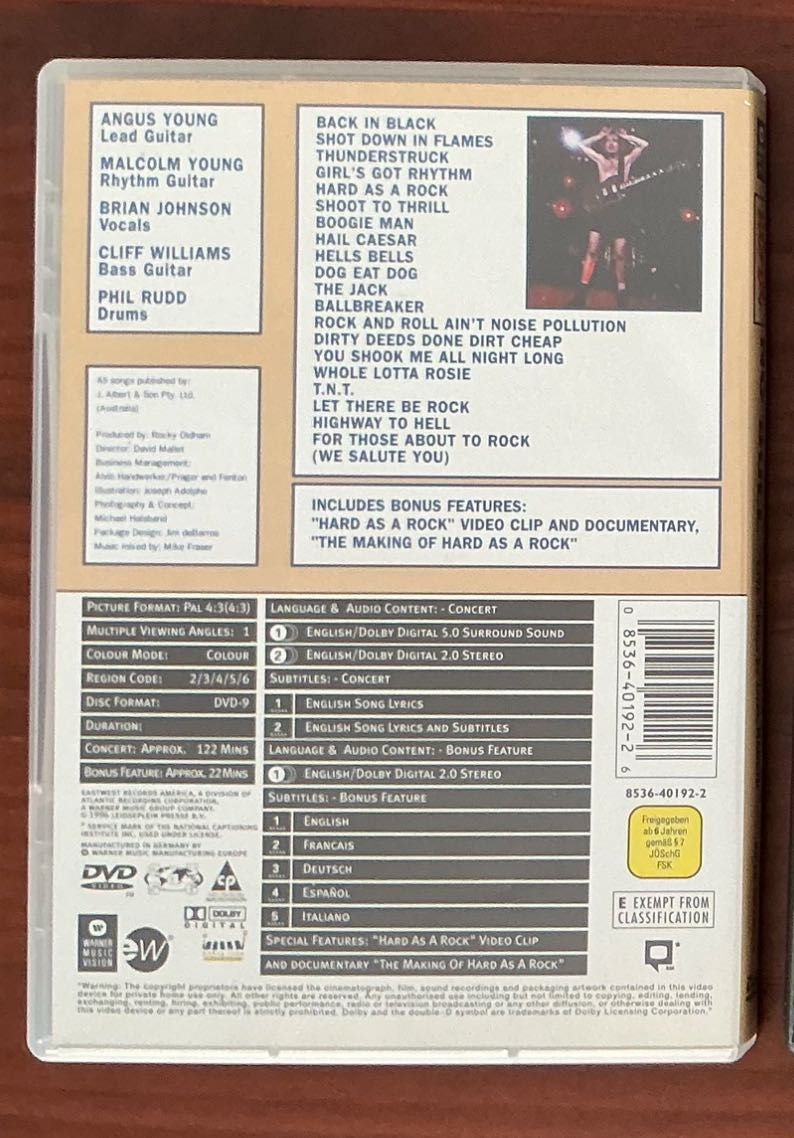03 DVD's: ACDC, Queen e The Doors - Preço IMBATÍVEL!!