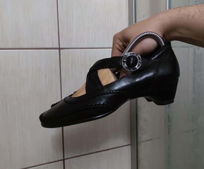 buty damskie 39 Hush Puppies mokasyny półbuty lady sandały czarne półb