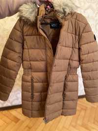 Куртка зимова жіноча коричнева нова