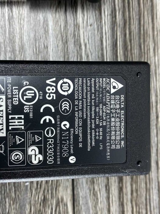 Блок живлення Acer 5.5x1.7 65W (19V 3.42) зарядка ОРИГІНАЛ