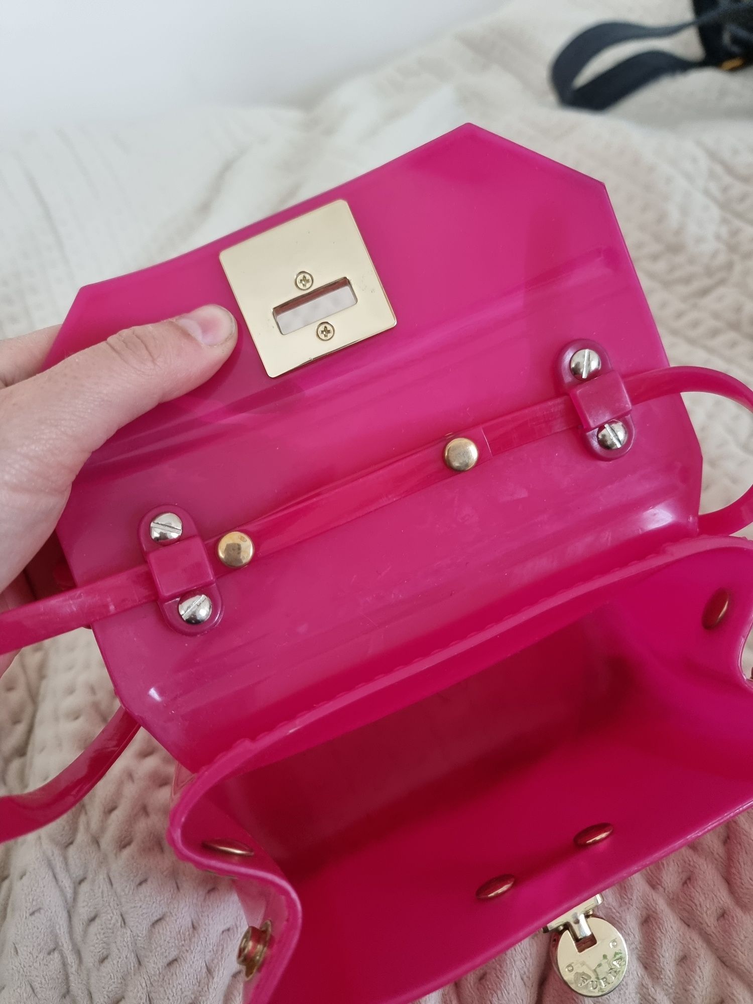 Torebka Furla Candy różowa mini kopertówka