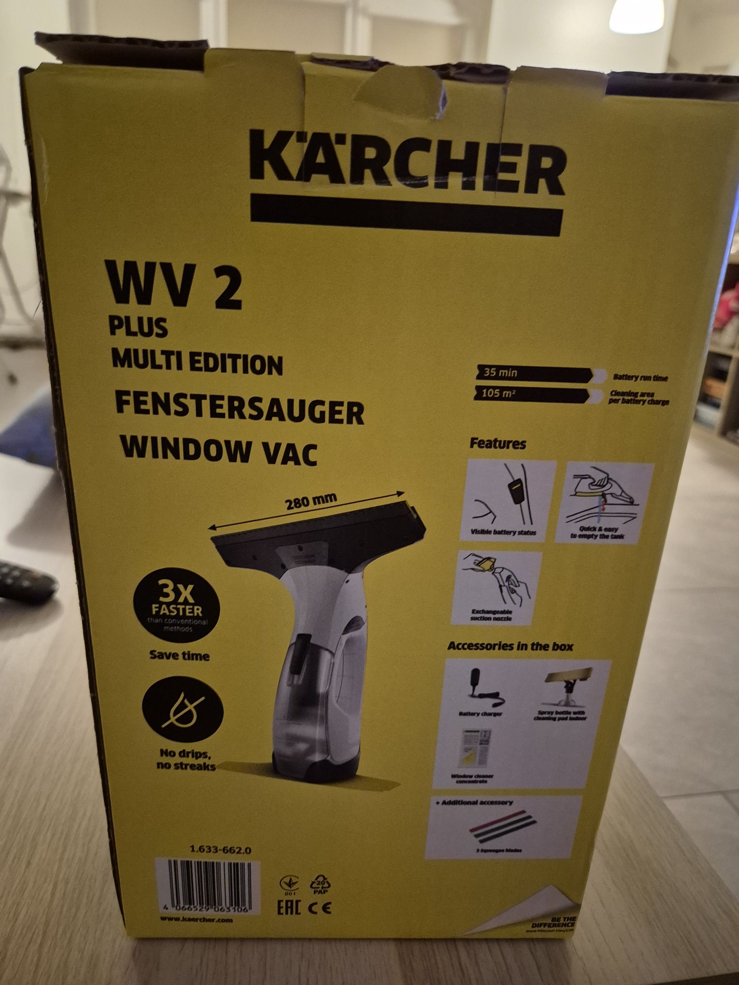 Myjka do okien KARCHER WV 2 Plus Multi Edition 1.633-662.0 gwarancja