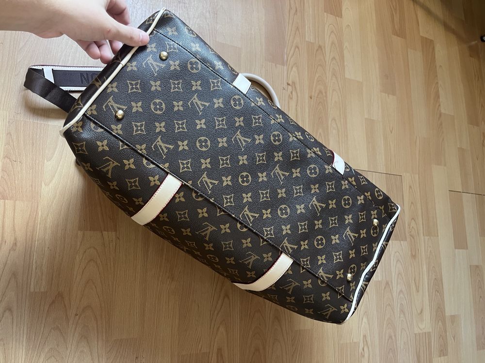 Mala Louis Vuitton cabedal