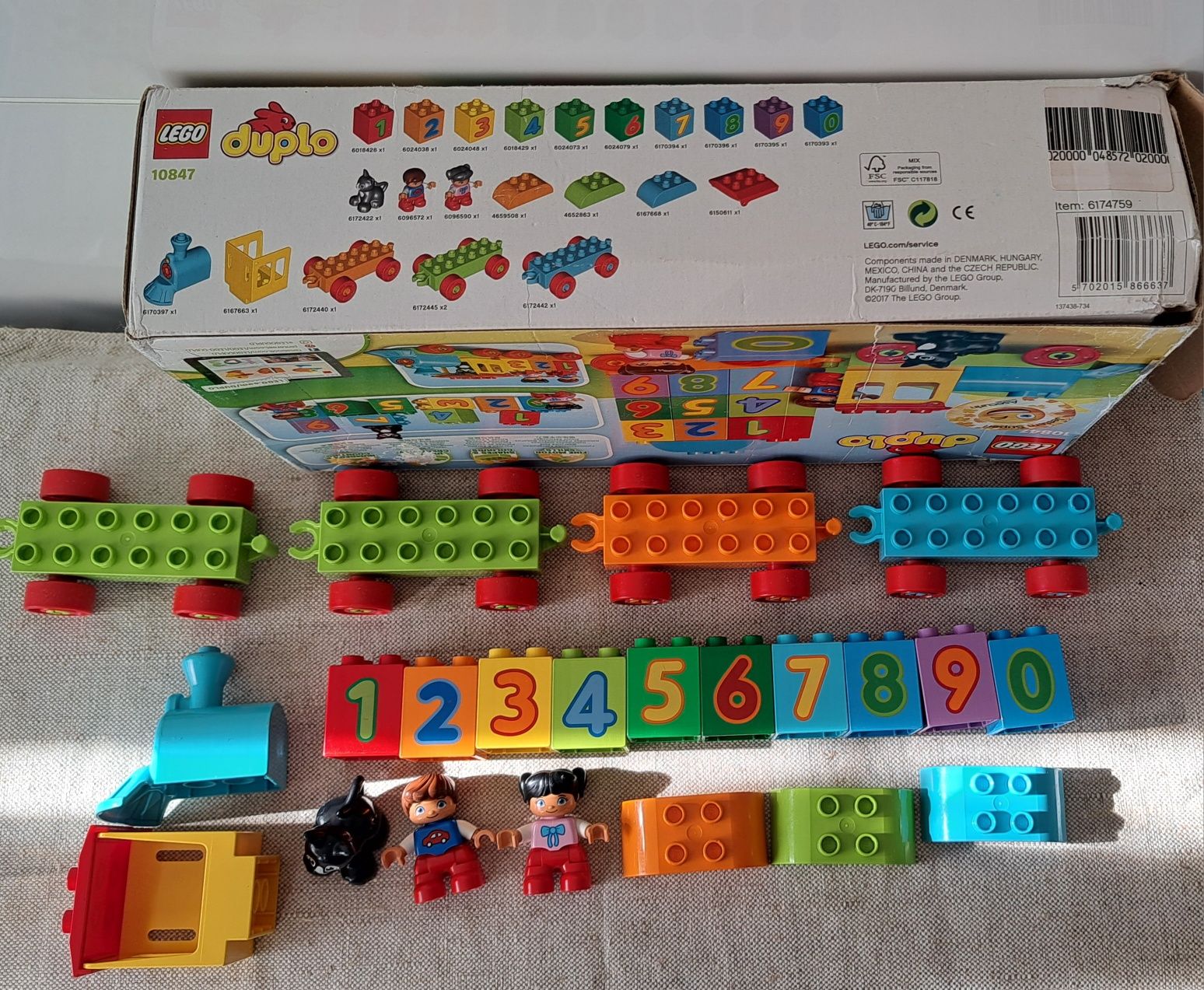 10847  Lego Duplo pociąg