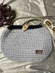 Torebka worek handmade pleciona nowa bez metek