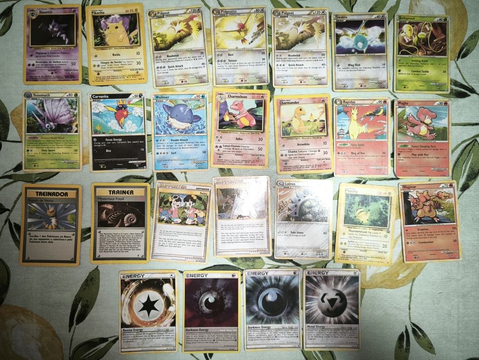 Cartas Pokémon de Coleção