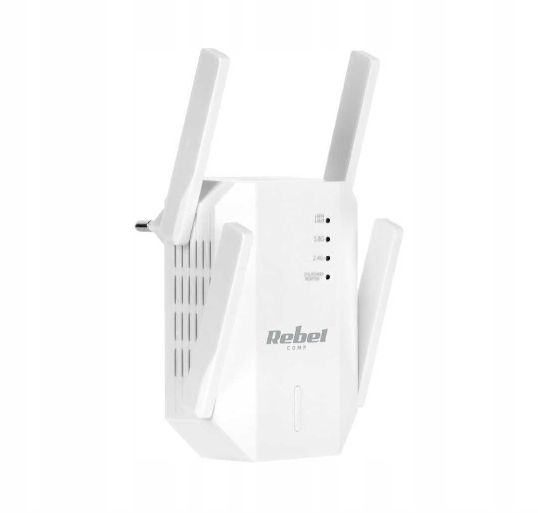 Repeater - wzmacniacz sieci bezprzewodowej 2.4+5 GHz Rebel
